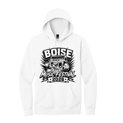 BMF 2026 - District® V.I.T.™ Fleece Hoodie - WHITE