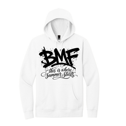 BMF 2026 - District® V.I.T.™ Fleece Hoodie - WHITE