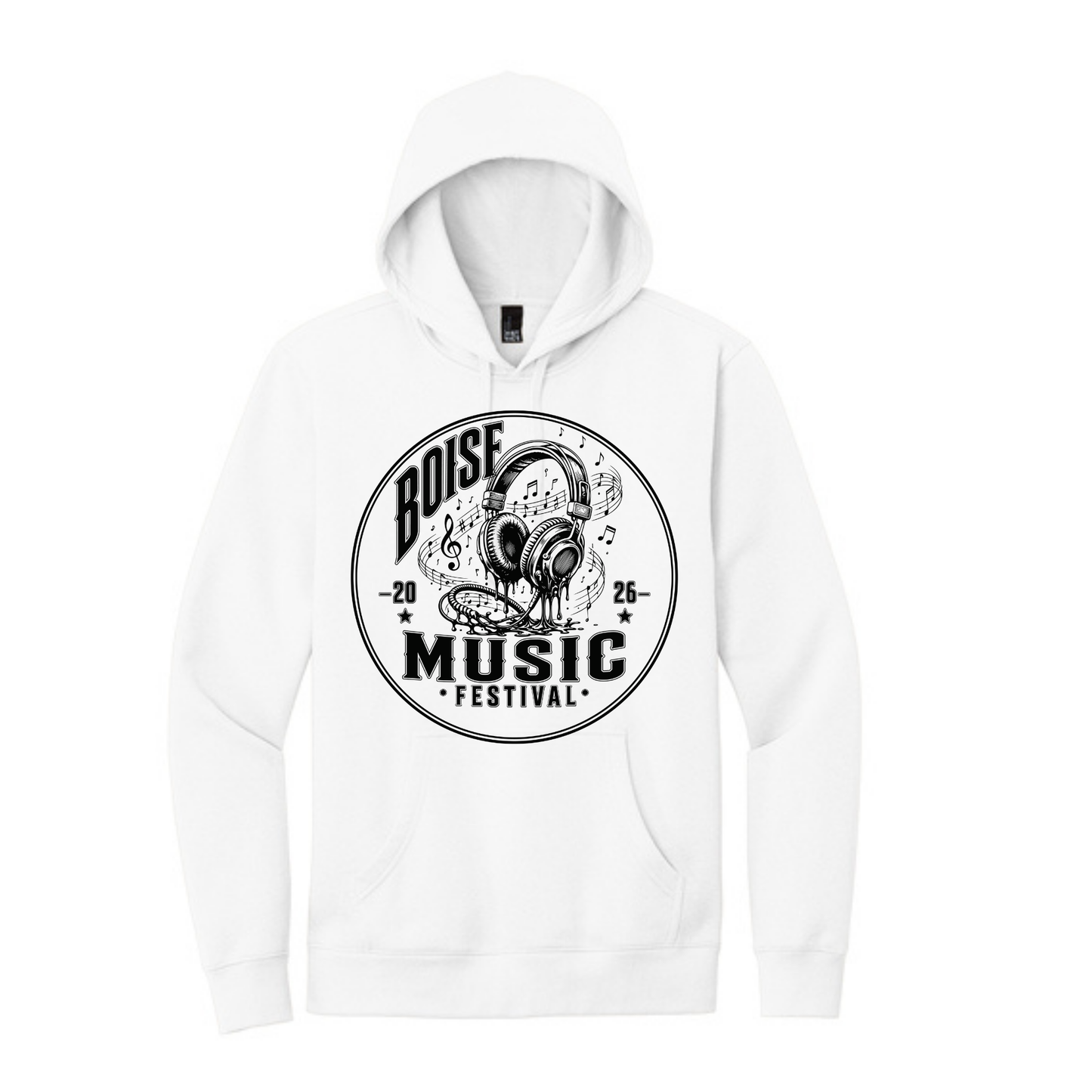 BMF 2026 - District® V.I.T.™ Fleece Hoodie - WHITE