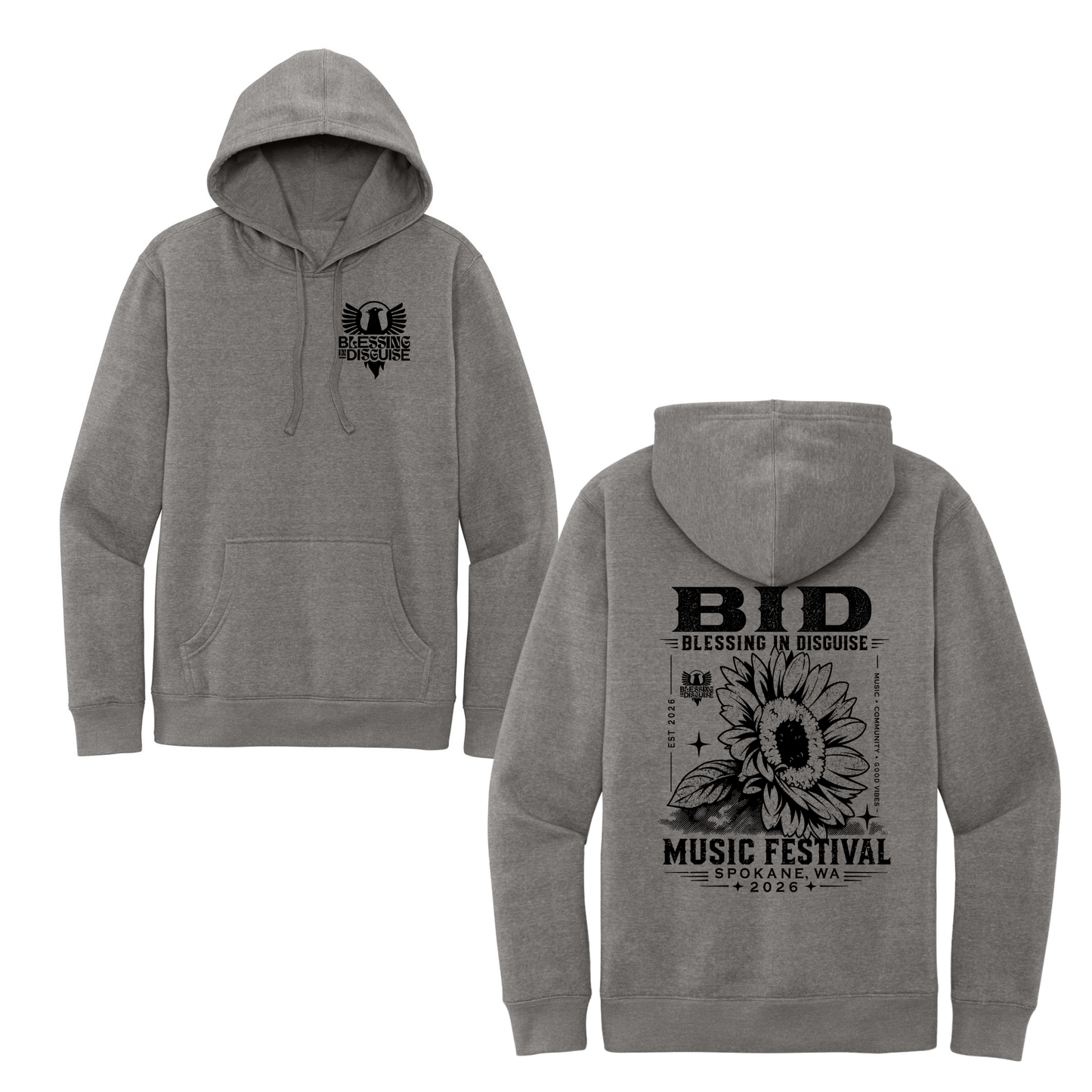 BID 2026 - District® V.I.T.™ Fleece Hoodie - GREY FROST