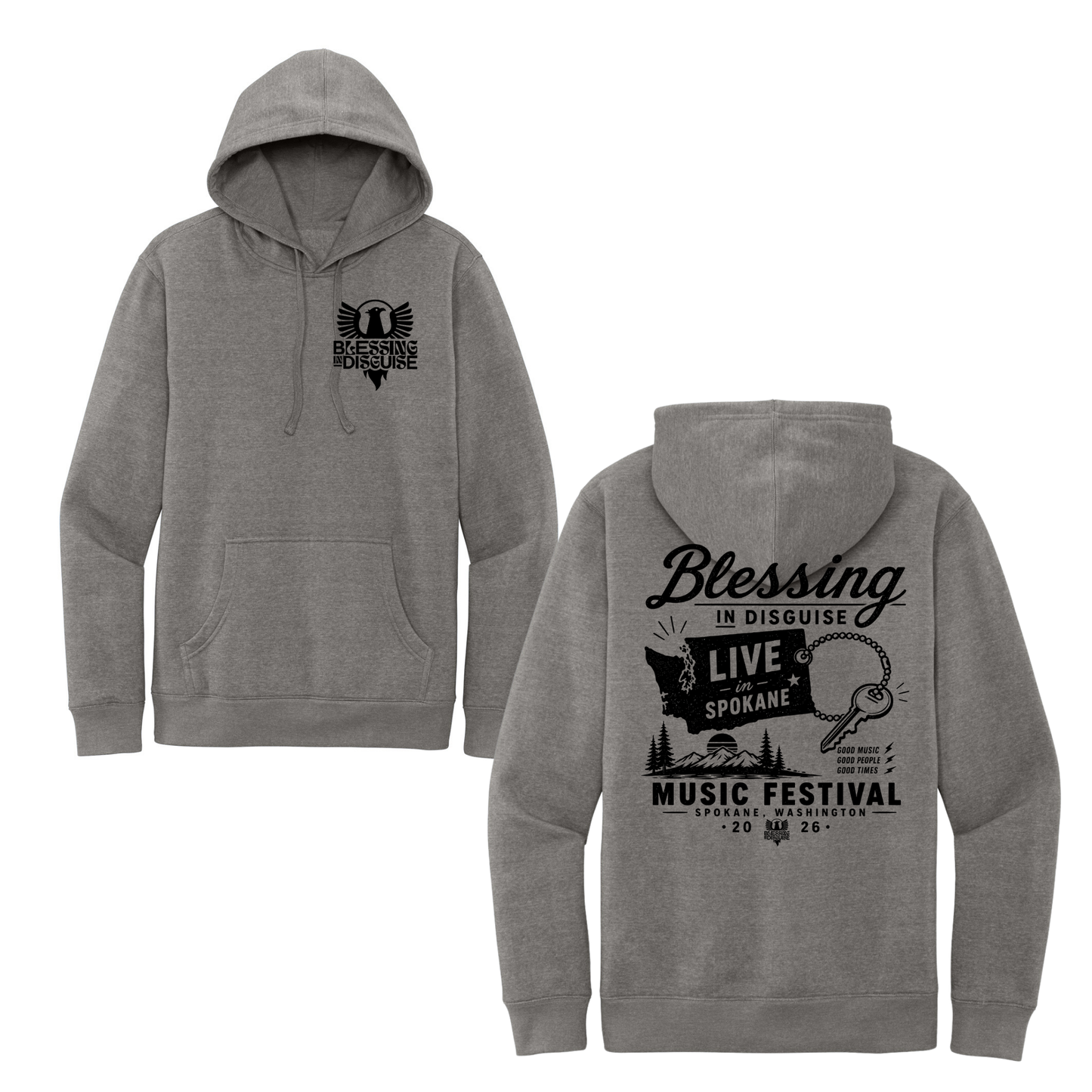 BID 2026 - District® V.I.T.™ Fleece Hoodie - GREY FROST