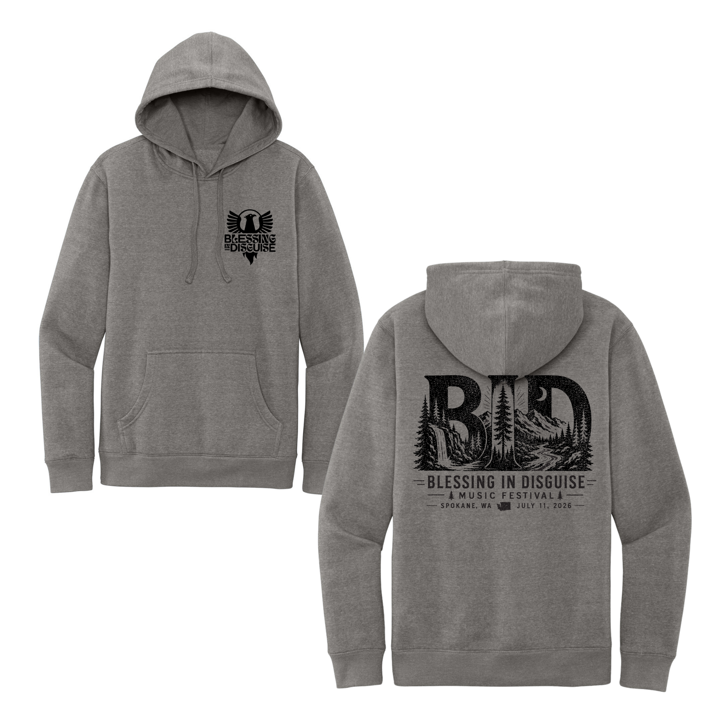 BID 2026 - District® V.I.T.™ Fleece Hoodie - GREY FROST