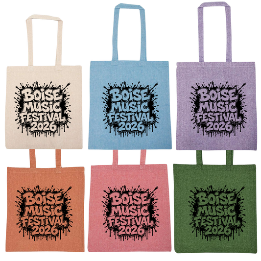 BMF 2026 - Liberty Lightweight Recycled Canvas Tote - SPLATTER