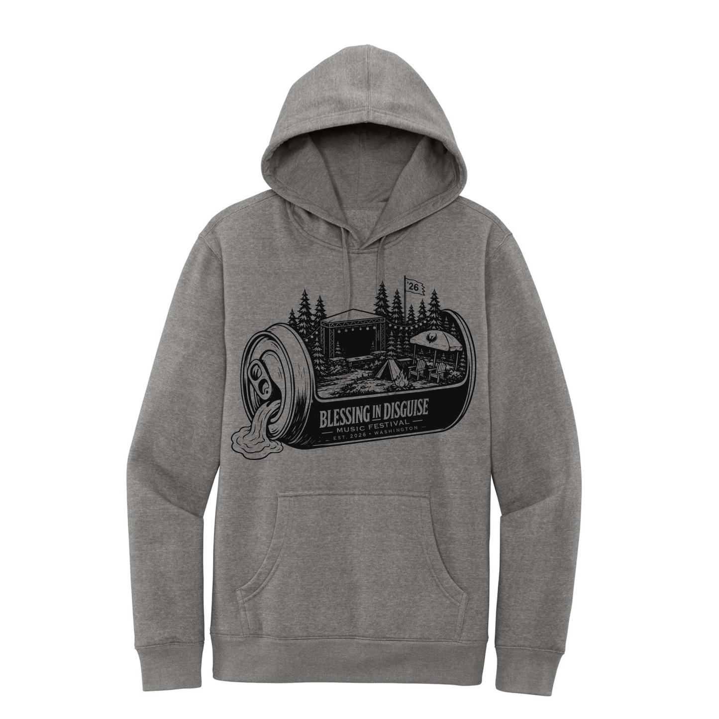 BID 2026 - District® V.I.T.™ Fleece Hoodie - GREY FROST