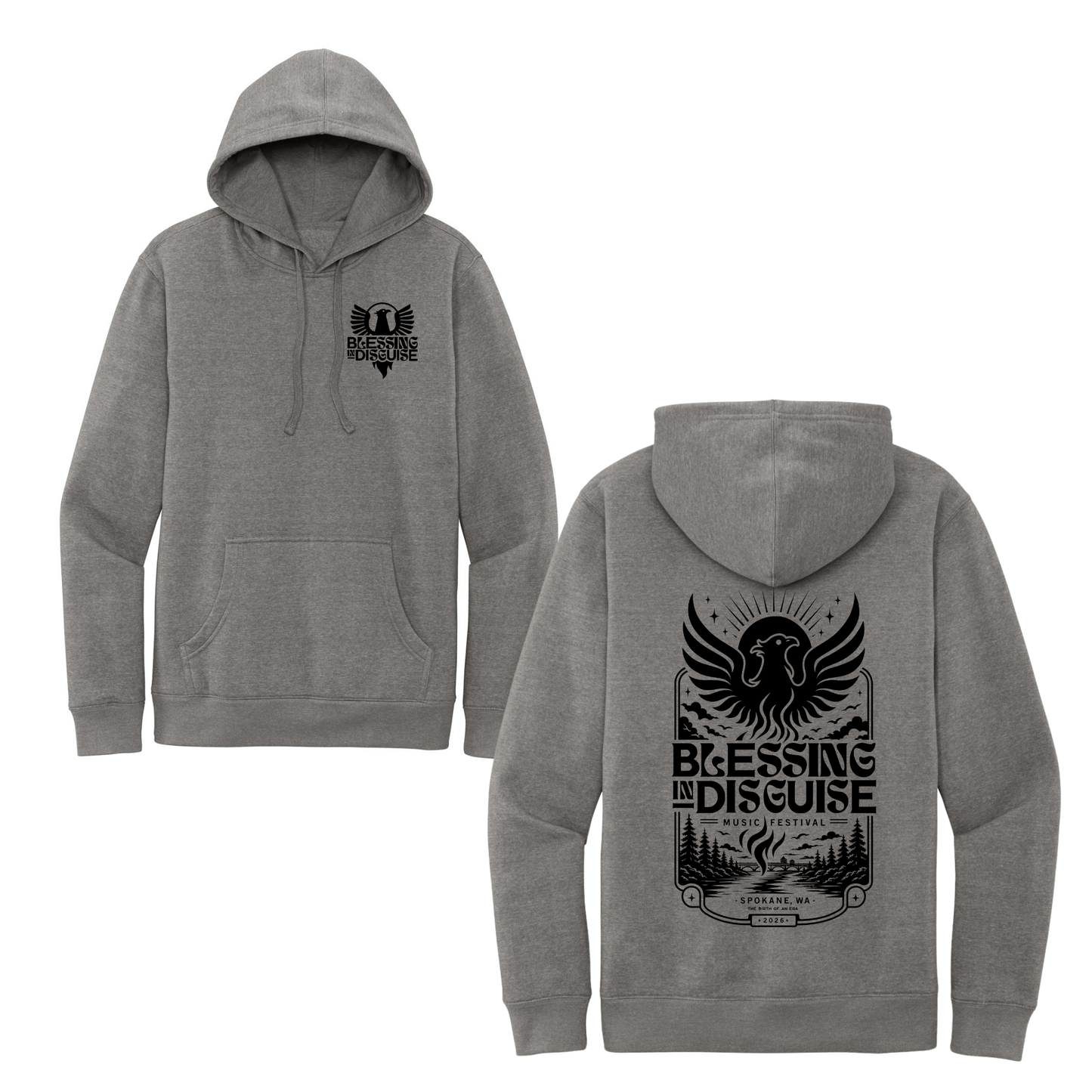 BID 2026 - District® V.I.T.™ Fleece Hoodie - GREY FROST
