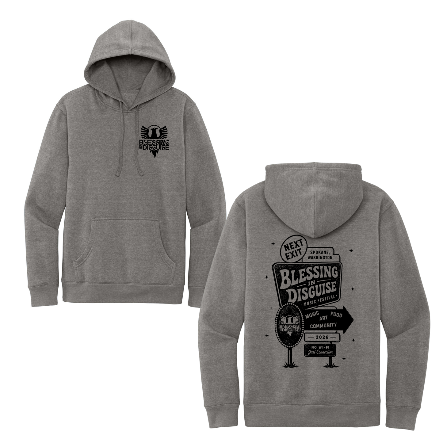 BID 2026 - District® V.I.T.™ Fleece Hoodie - GREY FROST