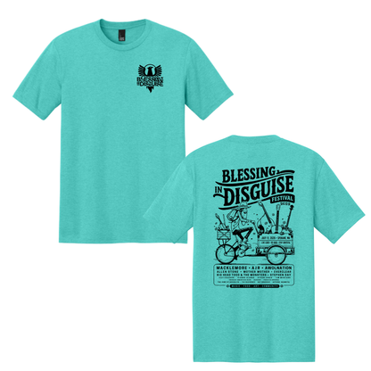 BID 2026 - District® Perfect Tri® Tee - AQUA HEATHER