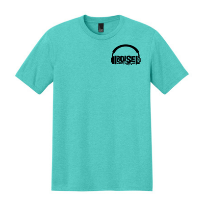 BMF 2026 - District® Perfect Tri® Tee - AQUA HEATHER