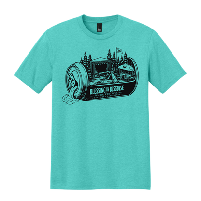 BID 2026 - District® Perfect Tri® Tee - AQUA HEATHER