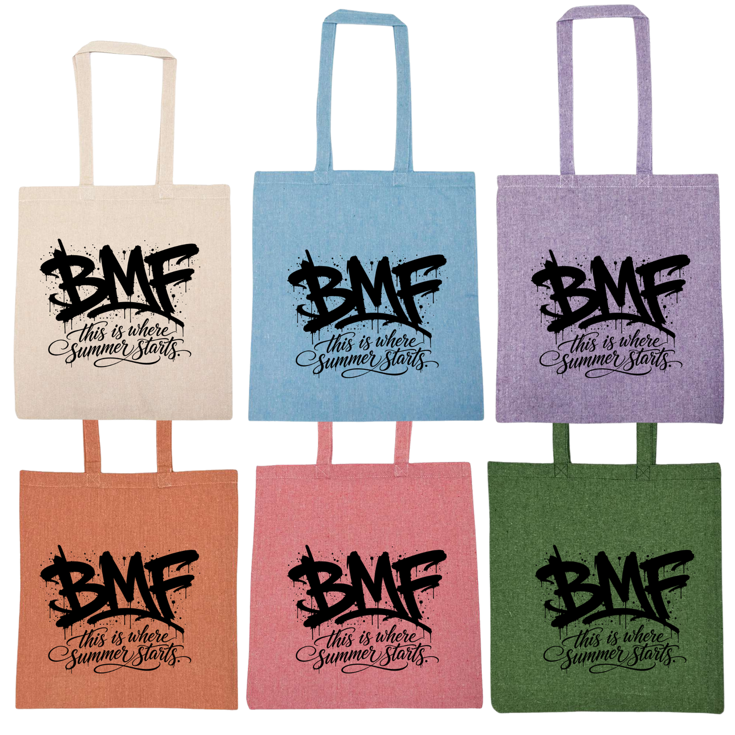 BMF 2026 - Liberty Lightweight Recycled Canvas Tote - GRAFFITI