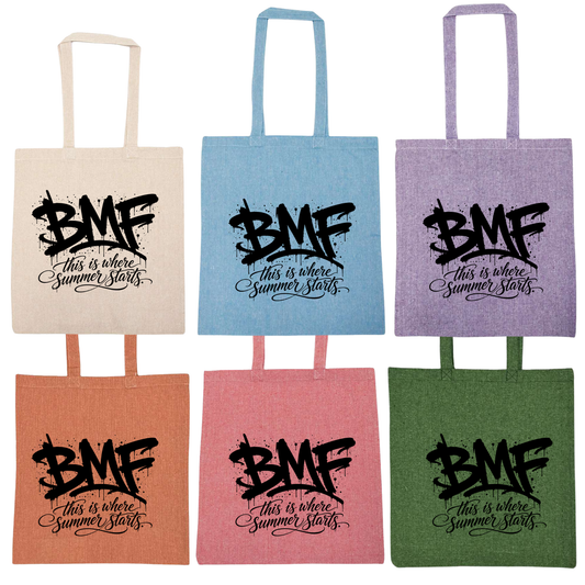 BMF 2026 - Liberty Lightweight Recycled Canvas Tote - GRAFFITI