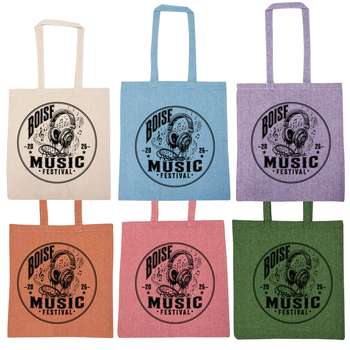 BMF 2026 - Liberty Lightweight Recycled Canvas Tote - CIRCLE LOGO