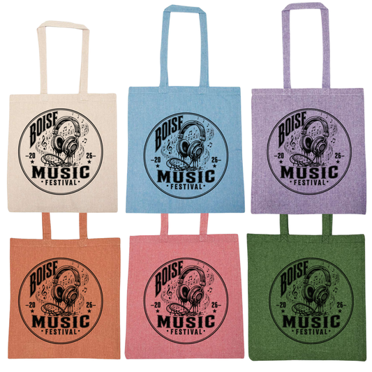 BMF 2026 - Liberty Lightweight Recycled Canvas Tote - CIRCLE LOGO
