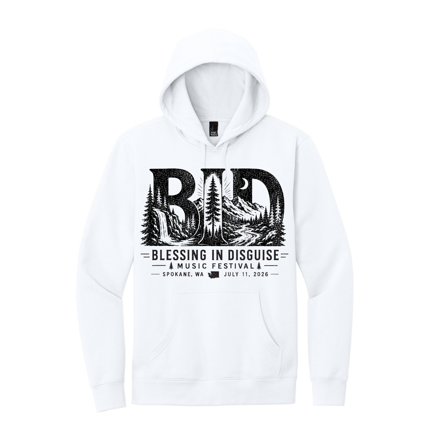 BID 2026 - District® V.I.T.™ Fleece Hoodie - WHITE