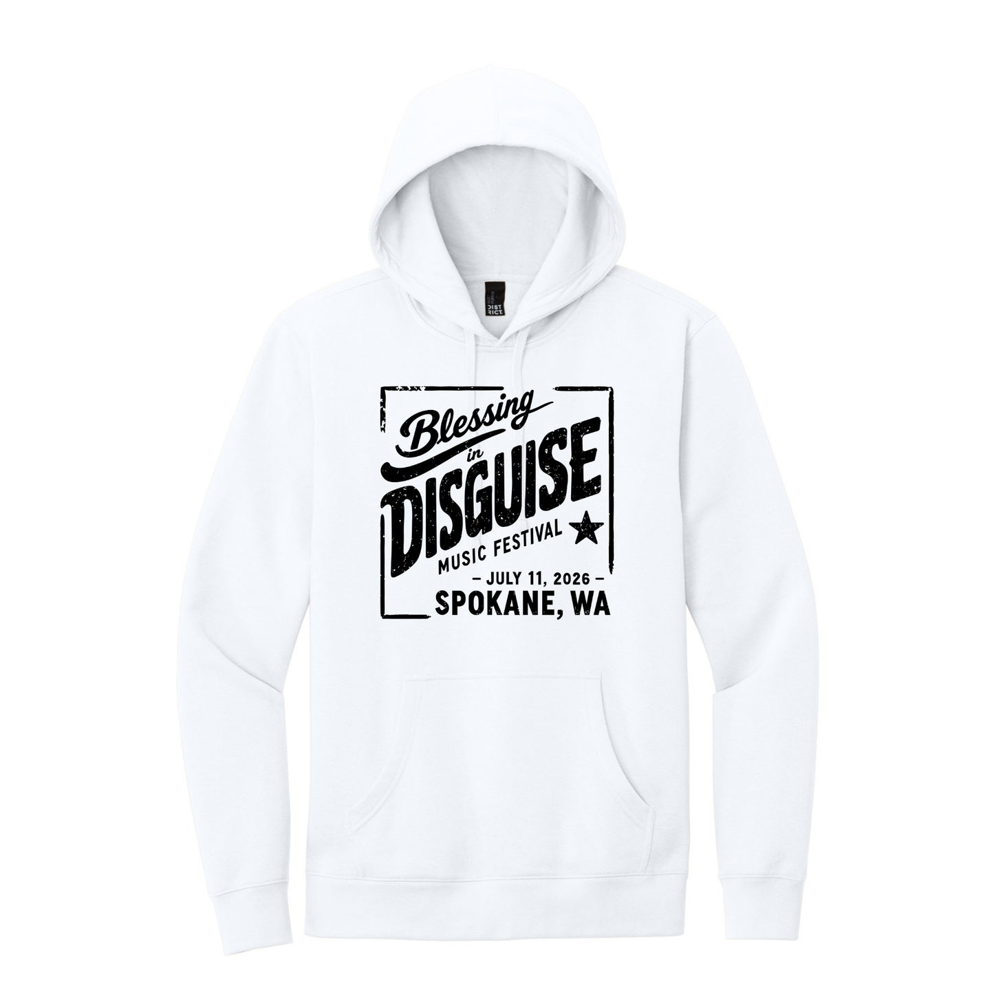 BID 2026 - District® V.I.T.™ Fleece Hoodie - WHITE