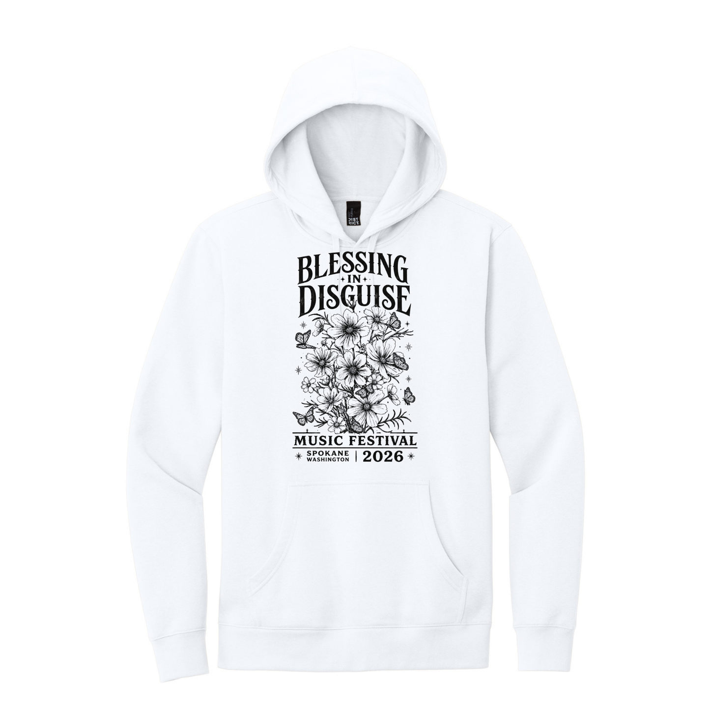 BID 2026 - District® V.I.T.™ Fleece Hoodie - WHITE