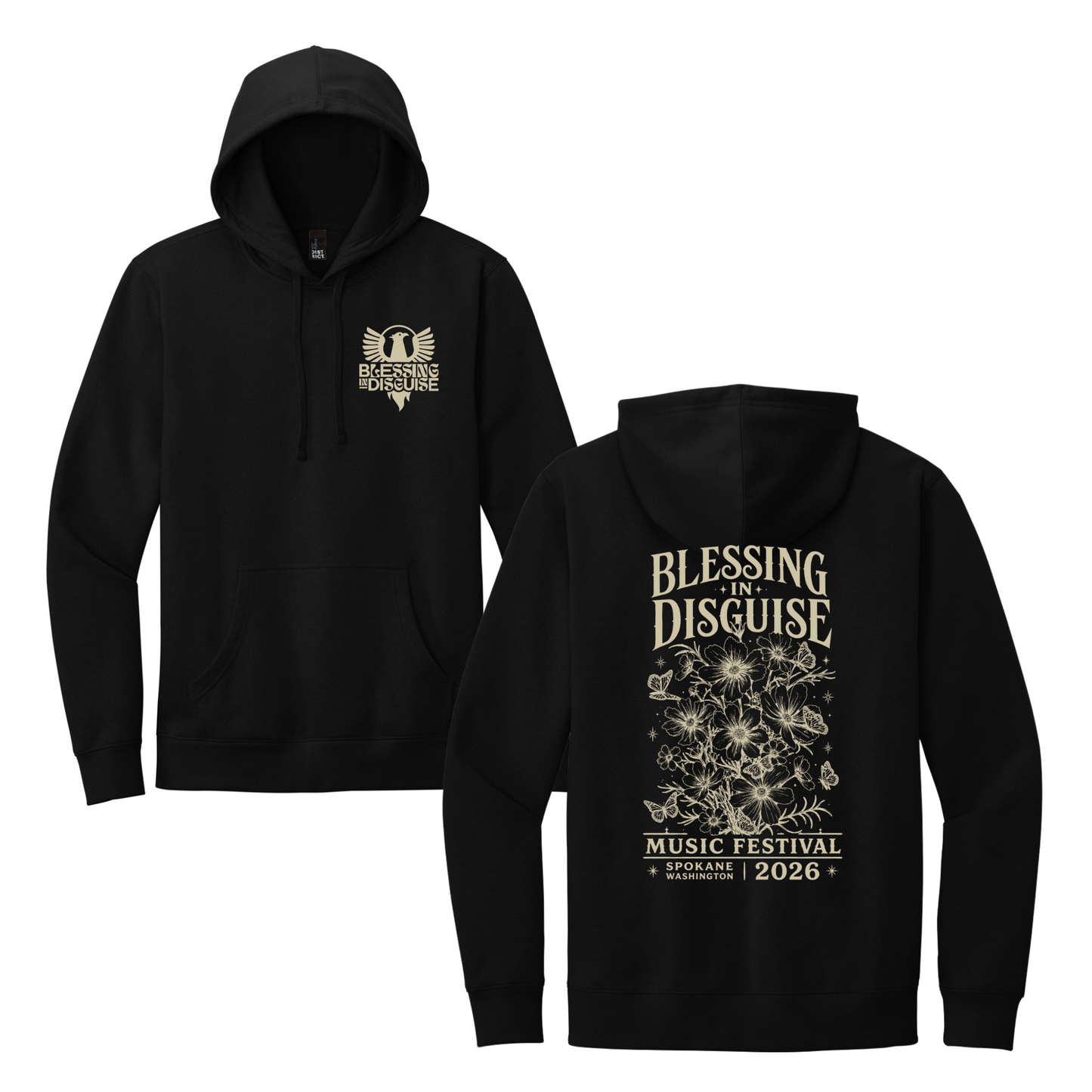 BID 2026 - District® V.I.T.™ Fleece Hoodie - BLACK
