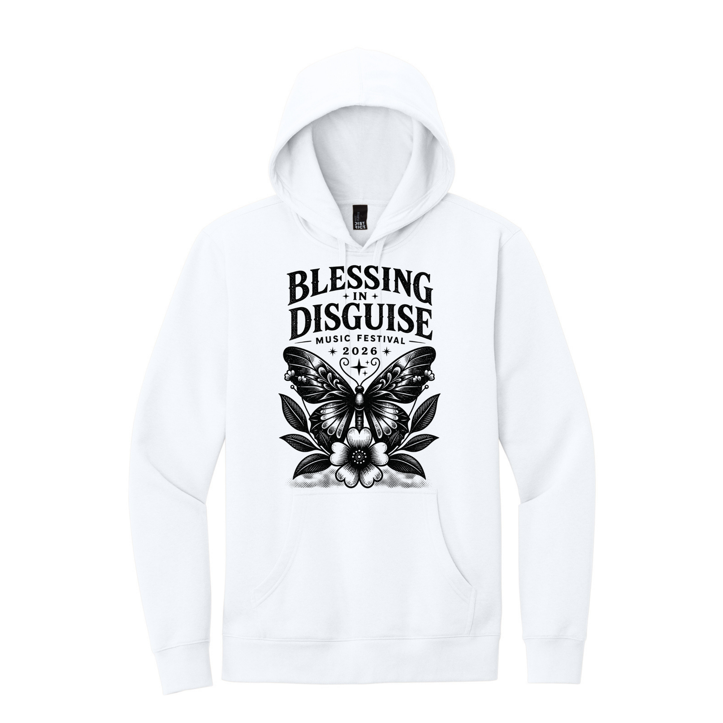 BID 2026 - District® V.I.T.™ Fleece Hoodie - WHITE