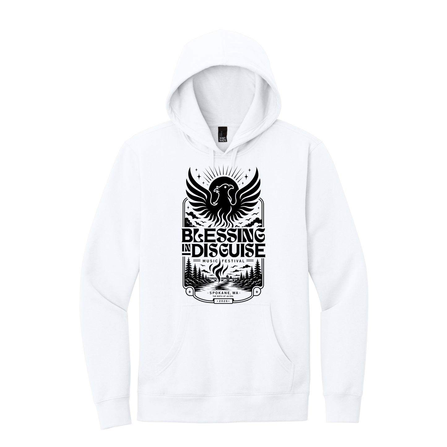 BID 2026 - District® V.I.T.™ Fleece Hoodie - WHITE
