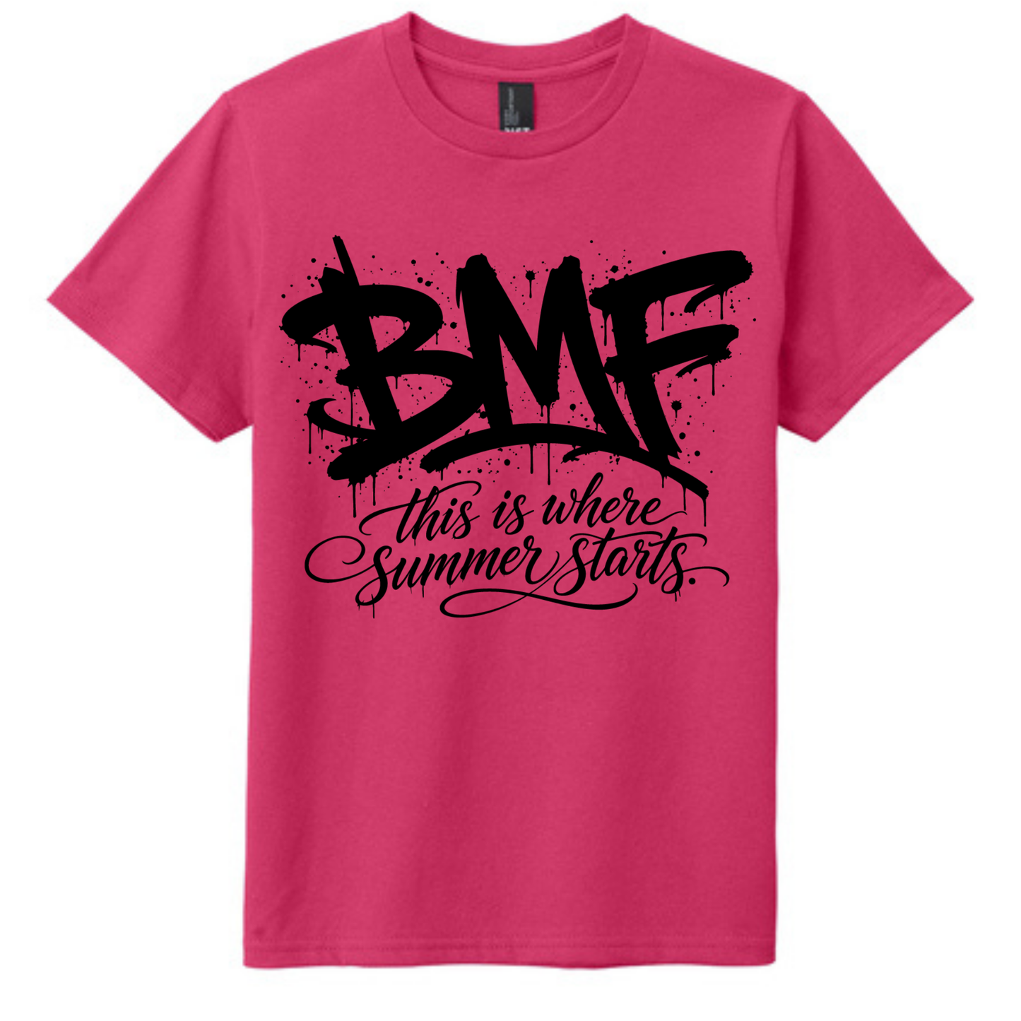 BMF 2026 - YOUTH - Tultex Fine Jersey T-shirt - PINK