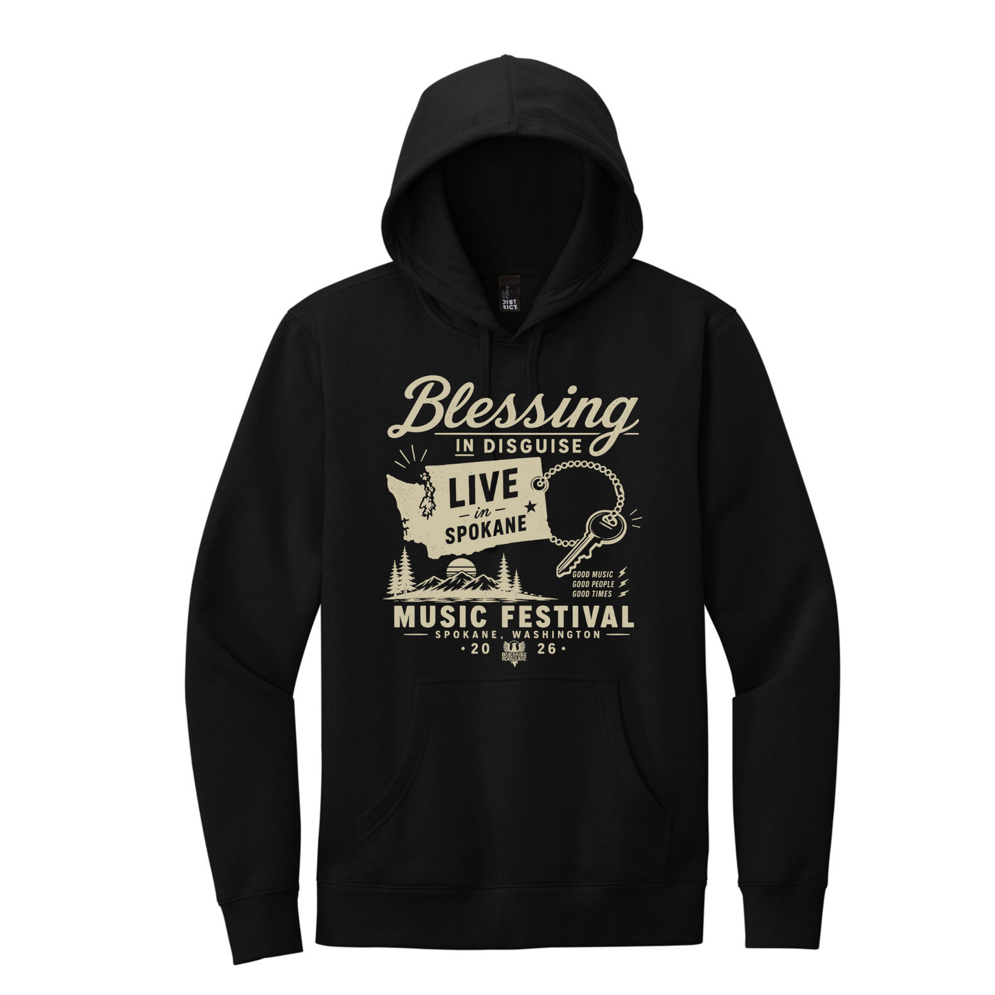 BID 2026 - District® V.I.T.™ Fleece Hoodie - BLACK
