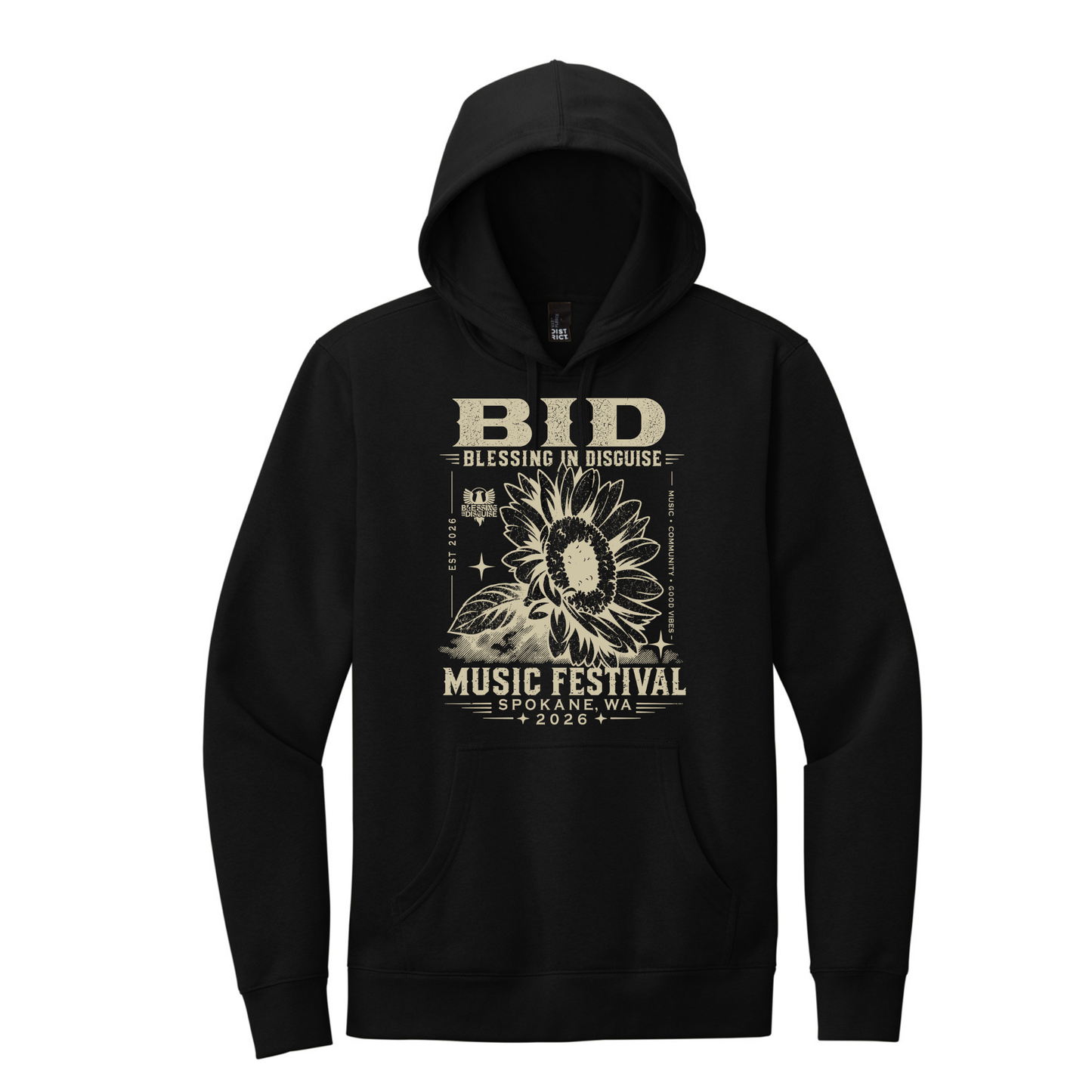 BID 2026 - District® V.I.T.™ Fleece Hoodie - BLACK