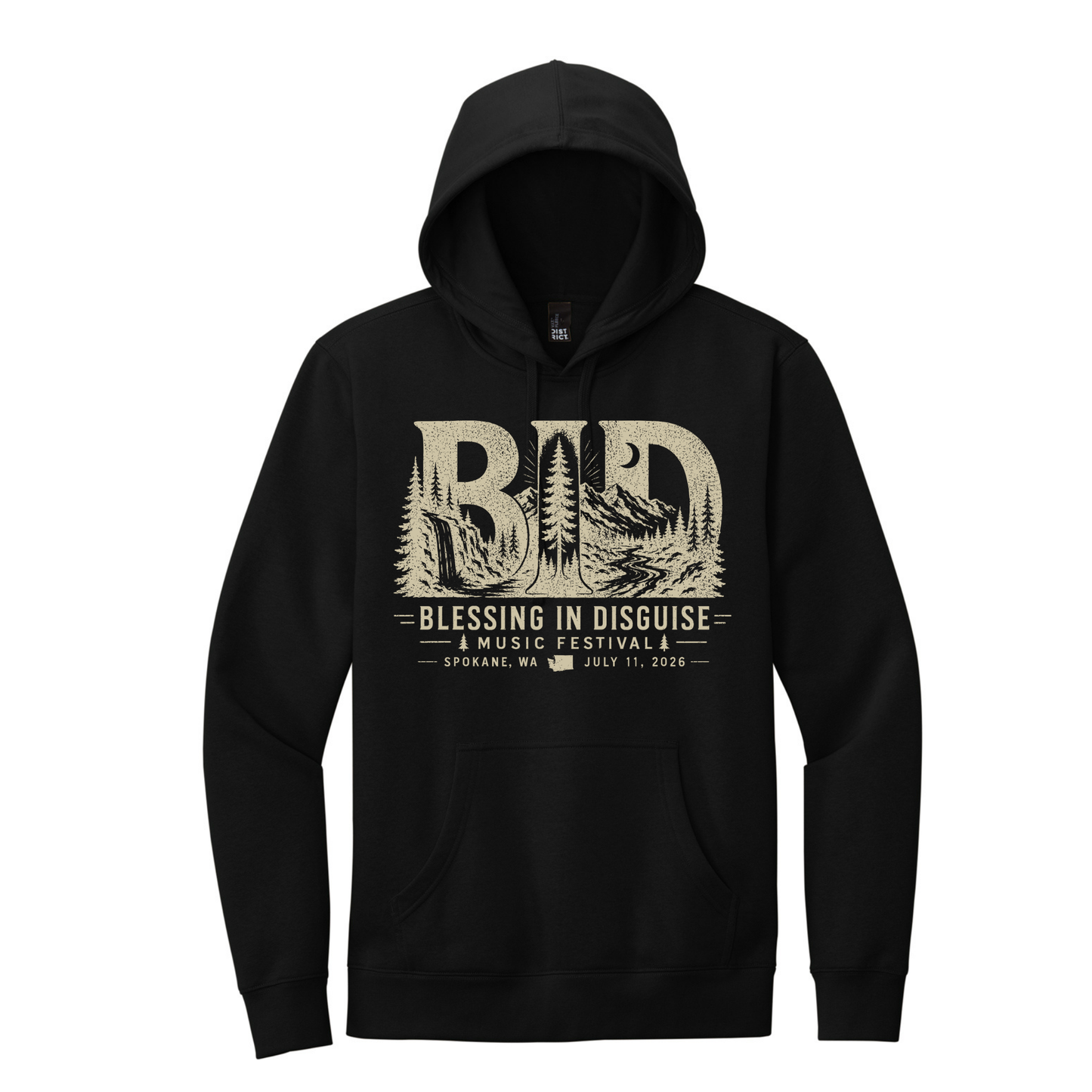 BID 2026 - District® V.I.T.™ Fleece Hoodie - BLACK
