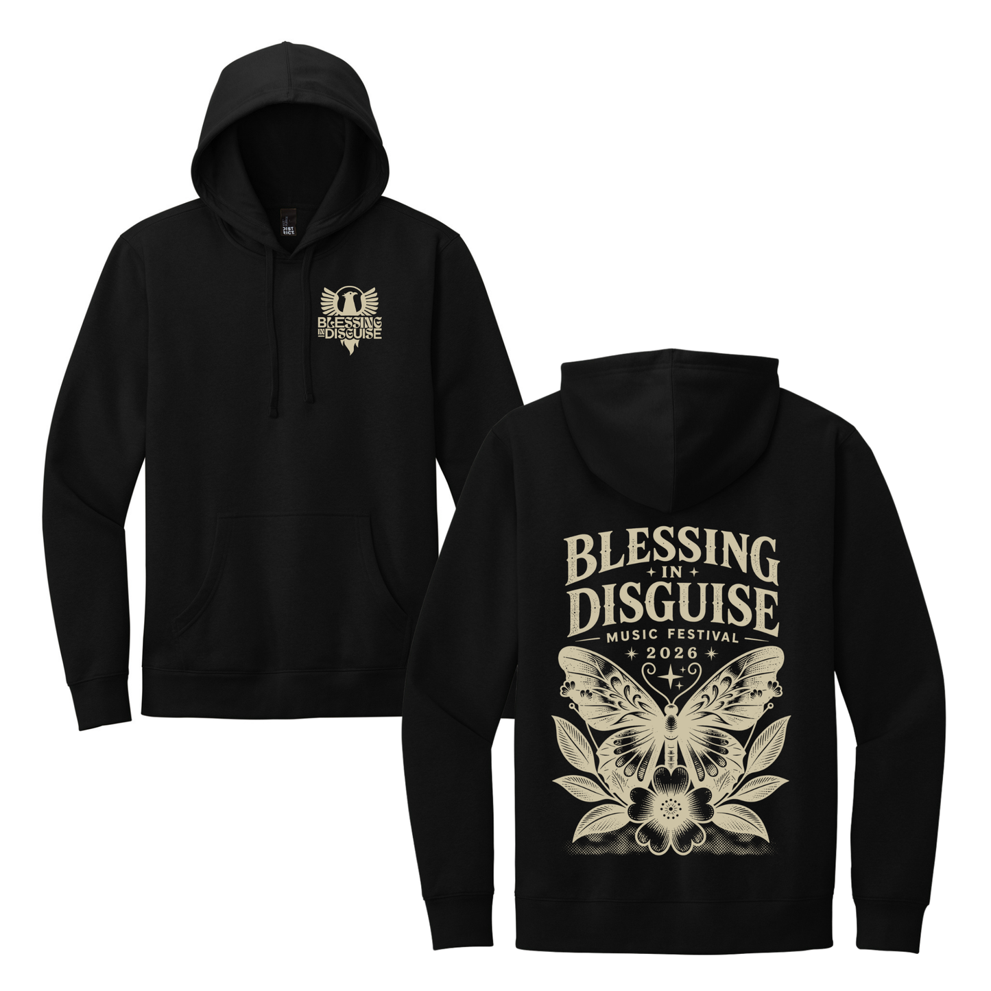 BID 2026 - District® V.I.T.™ Fleece Hoodie - BLACK
