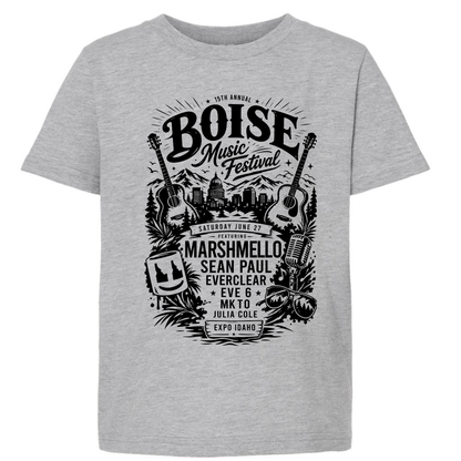 BMF 2026 - YOUTH - Tultex Fine Jersey T-shirt - GREY