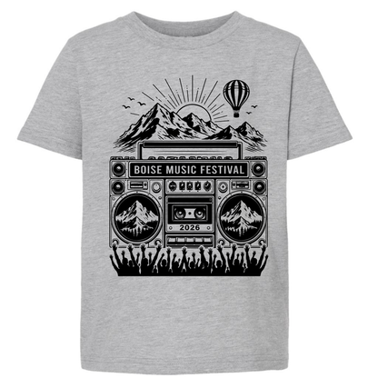 BMF 2026 - YOUTH - Tultex Fine Jersey T-shirt - GREY