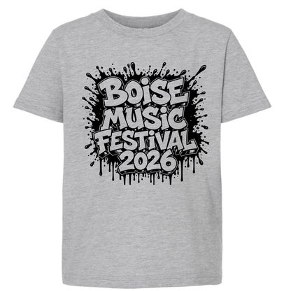 BMF 2026 - YOUTH - Tultex Fine Jersey T-shirt - GREY