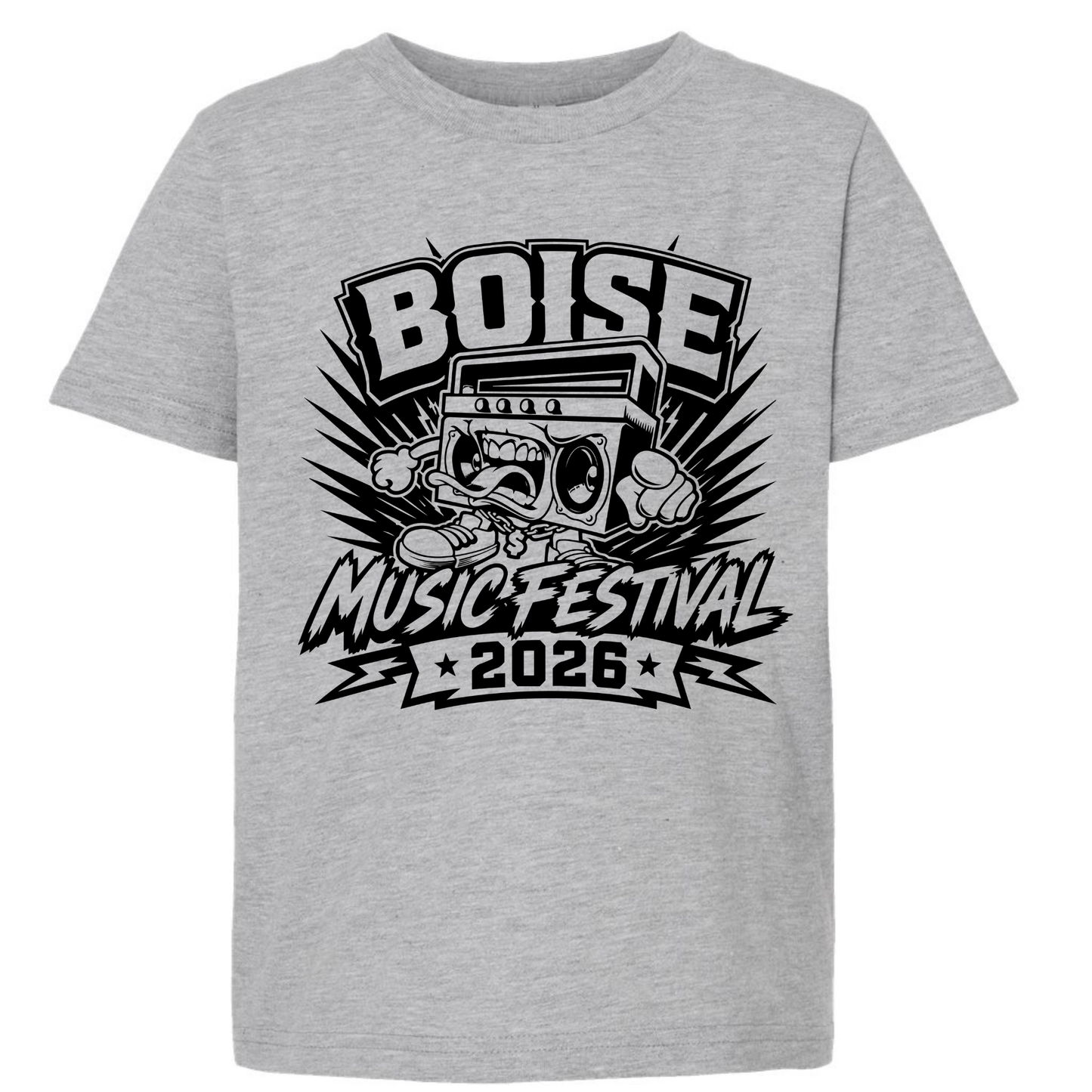 BMF 2026 - YOUTH - Tultex Fine Jersey T-shirt - GREY