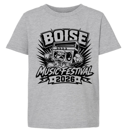 BMF 2026 - YOUTH - Tultex Fine Jersey T-shirt - GREY