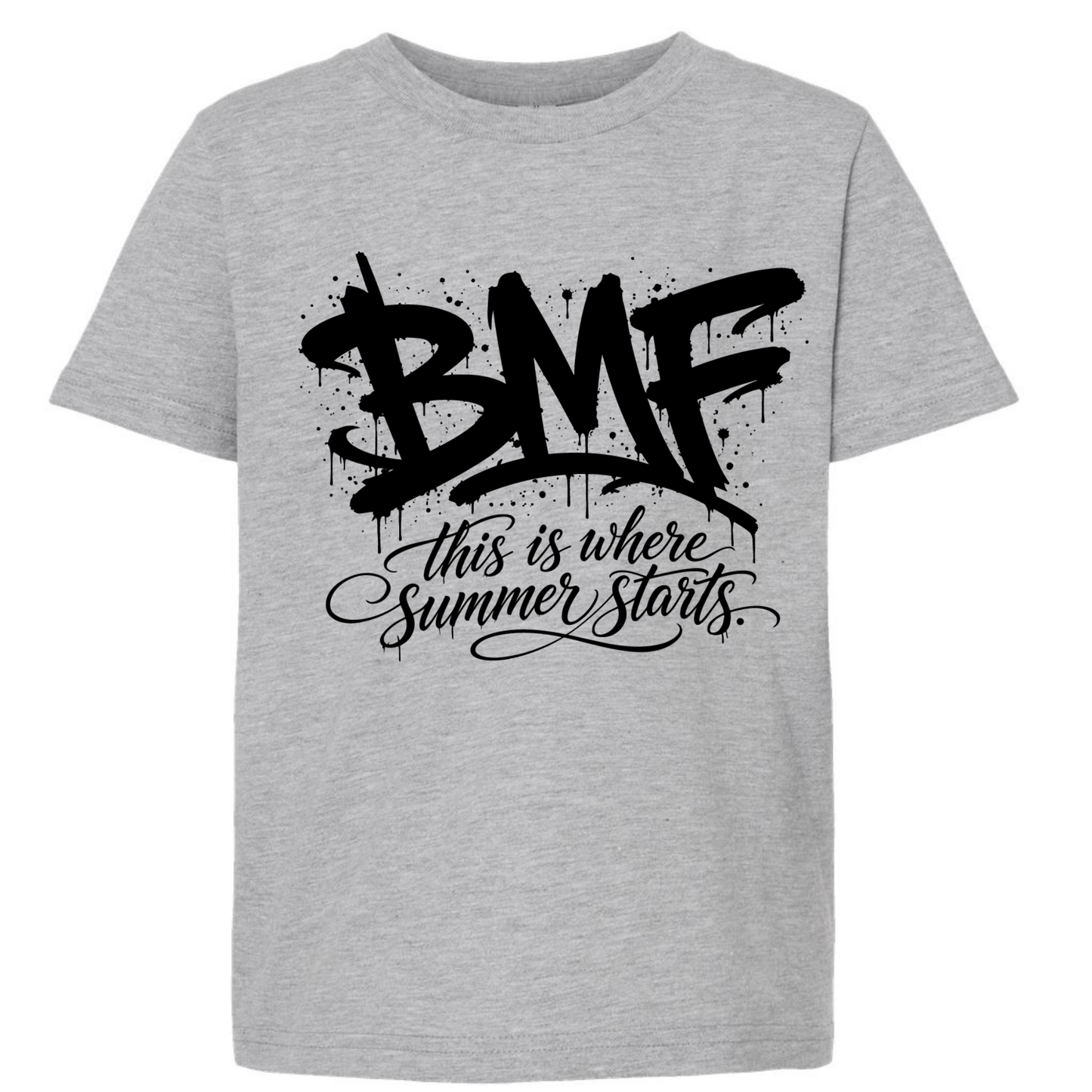 BMF 2026 - YOUTH - Tultex Fine Jersey T-shirt - GREY