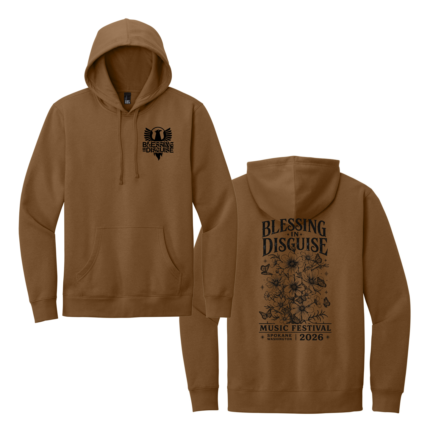 BID 2026 - District® V.I.T.™ Fleece Hoodie - DUCK BROWN