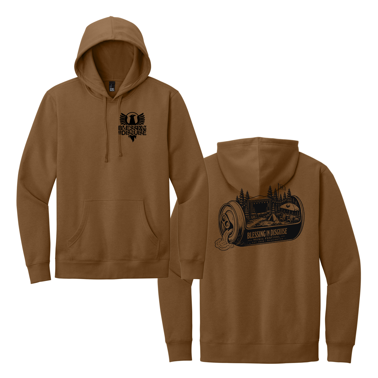 BID 2026 - District® V.I.T.™ Fleece Hoodie - DUCK BROWN