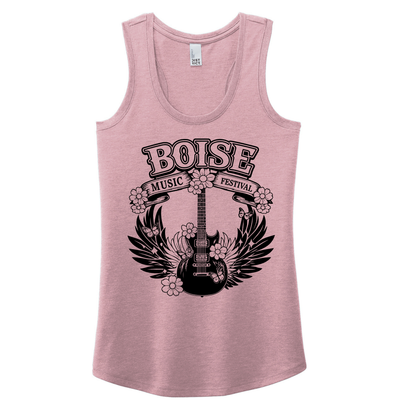 BMF 2026 - District® Women’s Perfect Tri® Racerback Tank - HEATHERED LAVENDER