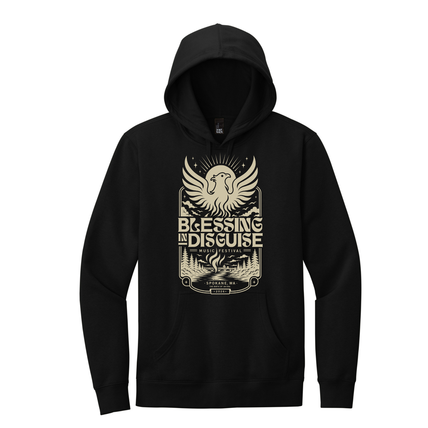 BID 2026 - District® V.I.T.™ Fleece Hoodie - BLACK