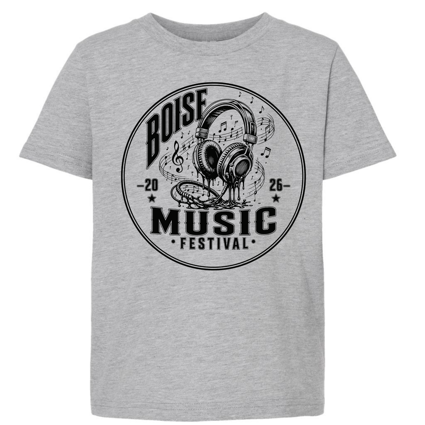 BMF 2026 - YOUTH - Tultex Fine Jersey T-shirt - GREY