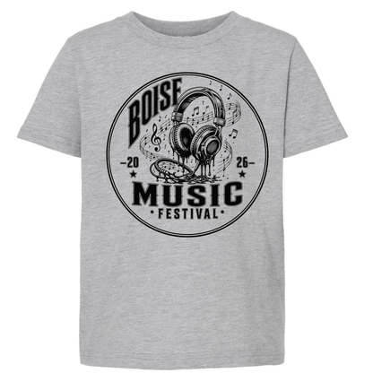 BMF 2026 - YOUTH - Tultex Fine Jersey T-shirt - GREY