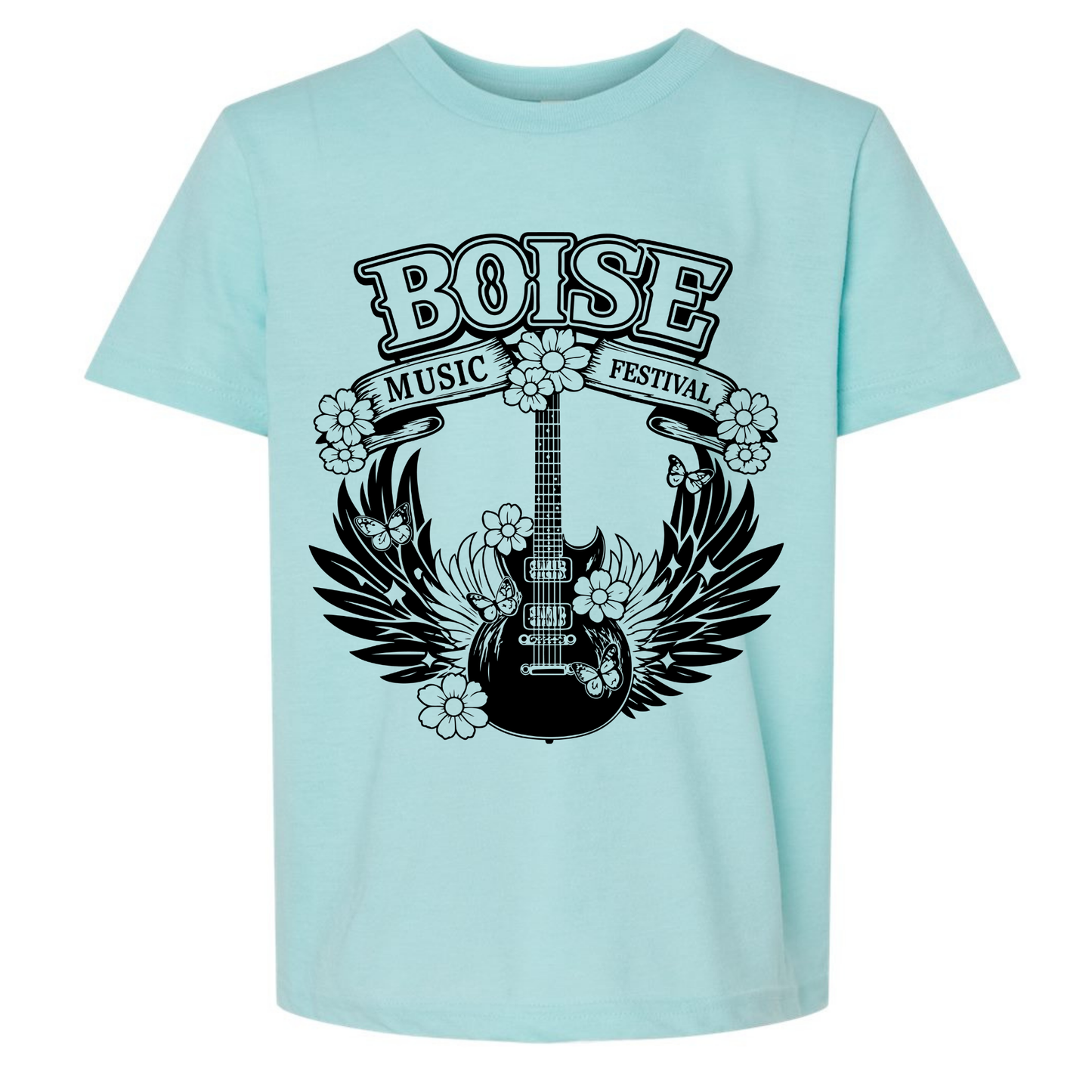 BMF 2026 - YOUTH - Tultex Fine Jersey T-shirt - LIGHT BLUE