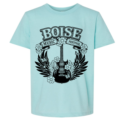 BMF 2026 - YOUTH - Tultex Fine Jersey T-shirt - LIGHT BLUE