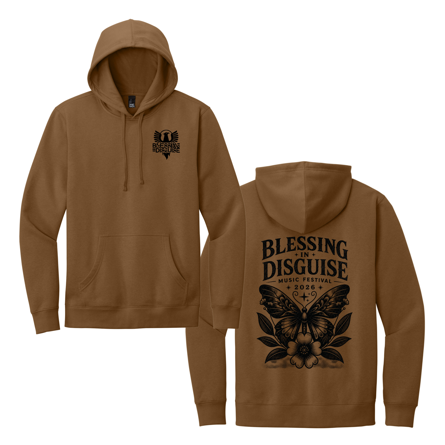 BID 2026 - District® V.I.T.™ Fleece Hoodie - DUCK BROWN
