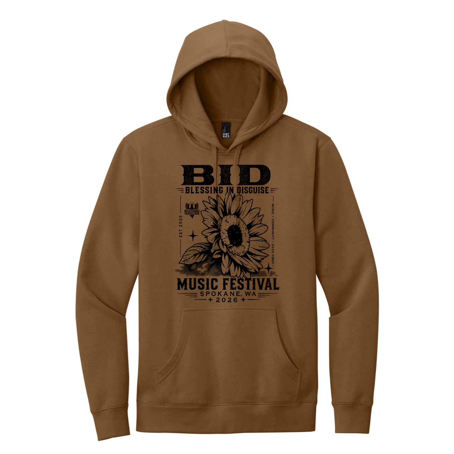 BID 2026 - District® V.I.T.™ Fleece Hoodie - DUCK BROWN