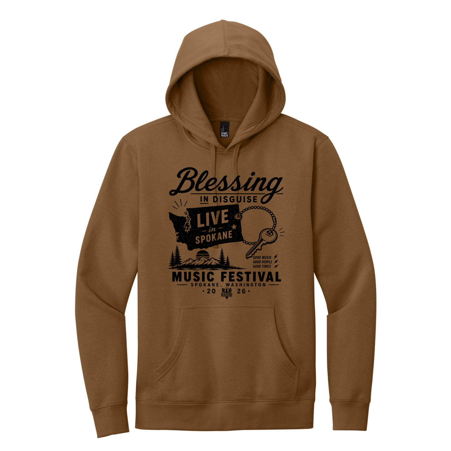 BID 2026 - District® V.I.T.™ Fleece Hoodie - DUCK BROWN