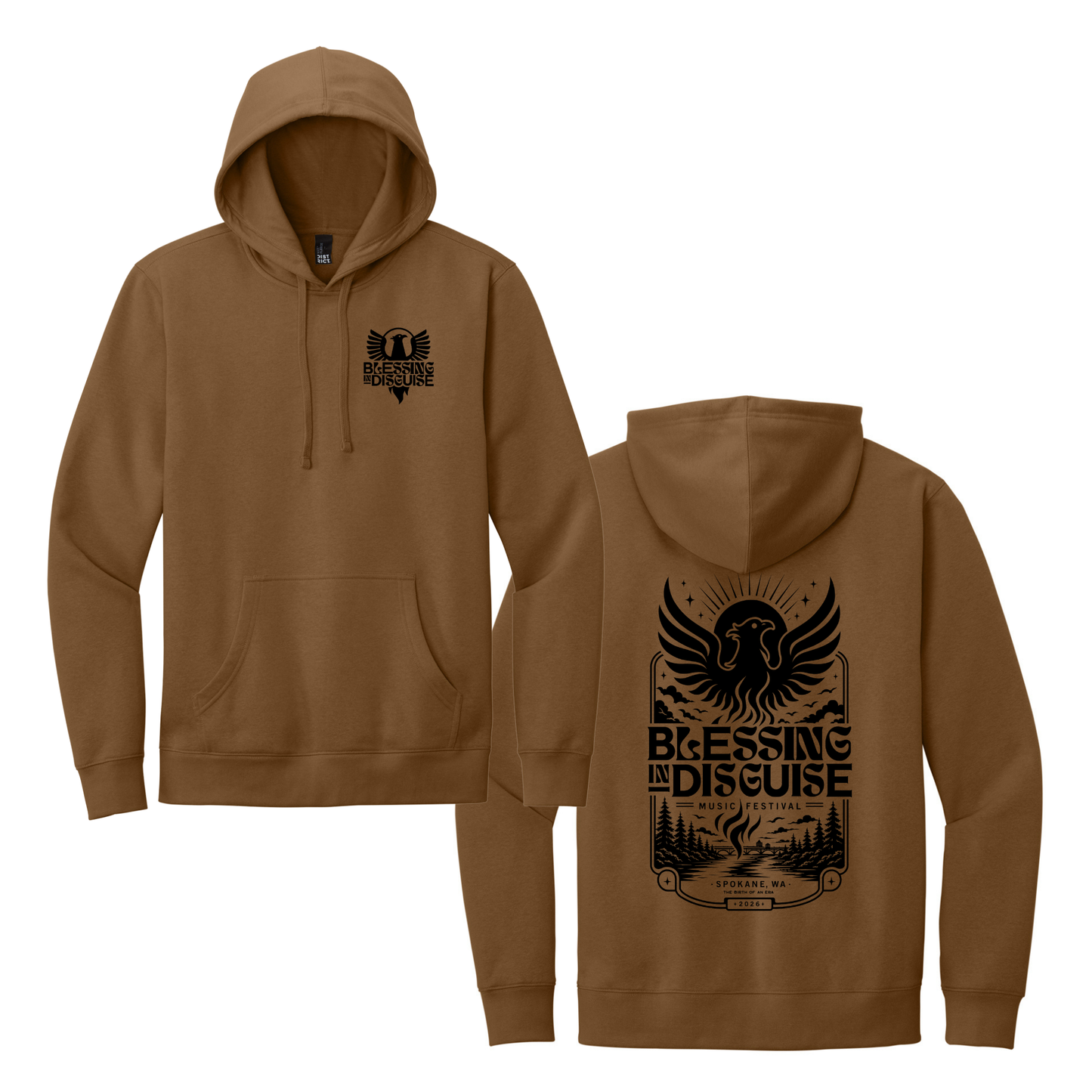 BID 2026 - District® V.I.T.™ Fleece Hoodie - DUCK BROWN