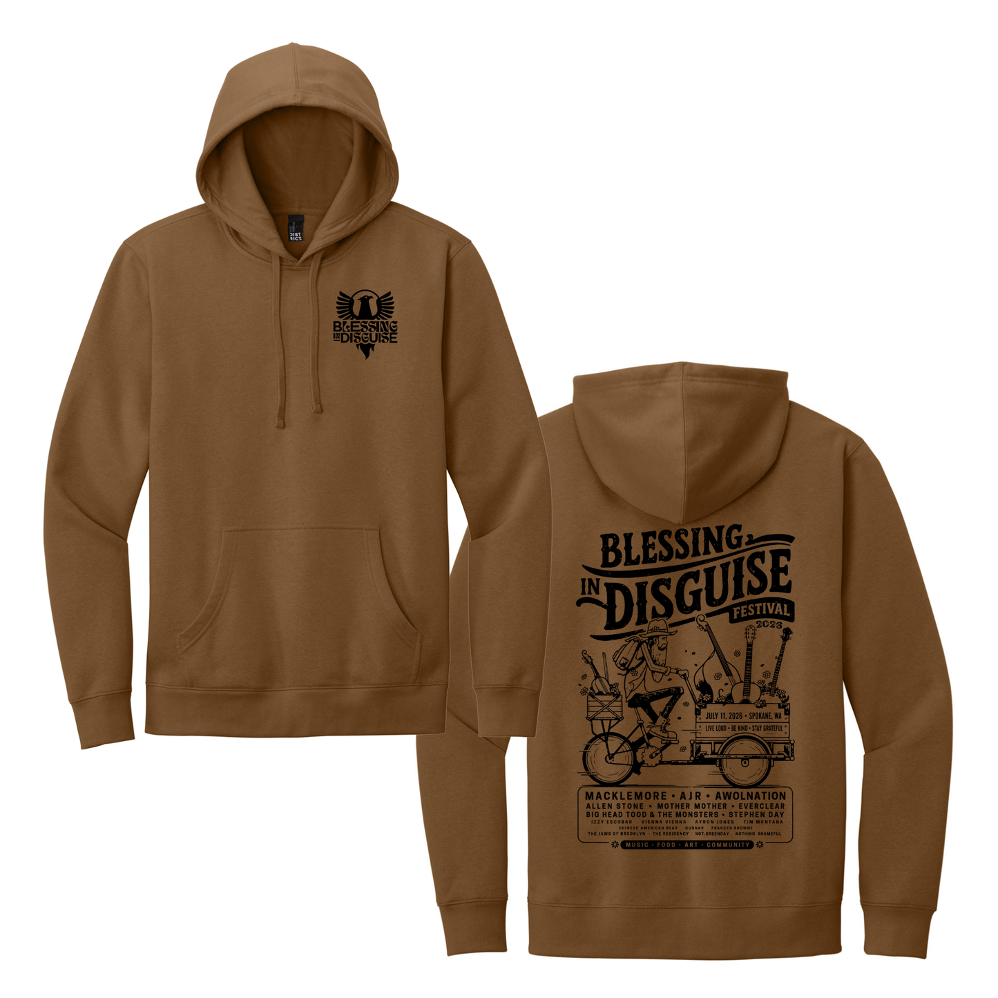 BID 2026 - District® V.I.T.™ Fleece Hoodie - DUCK BROWN