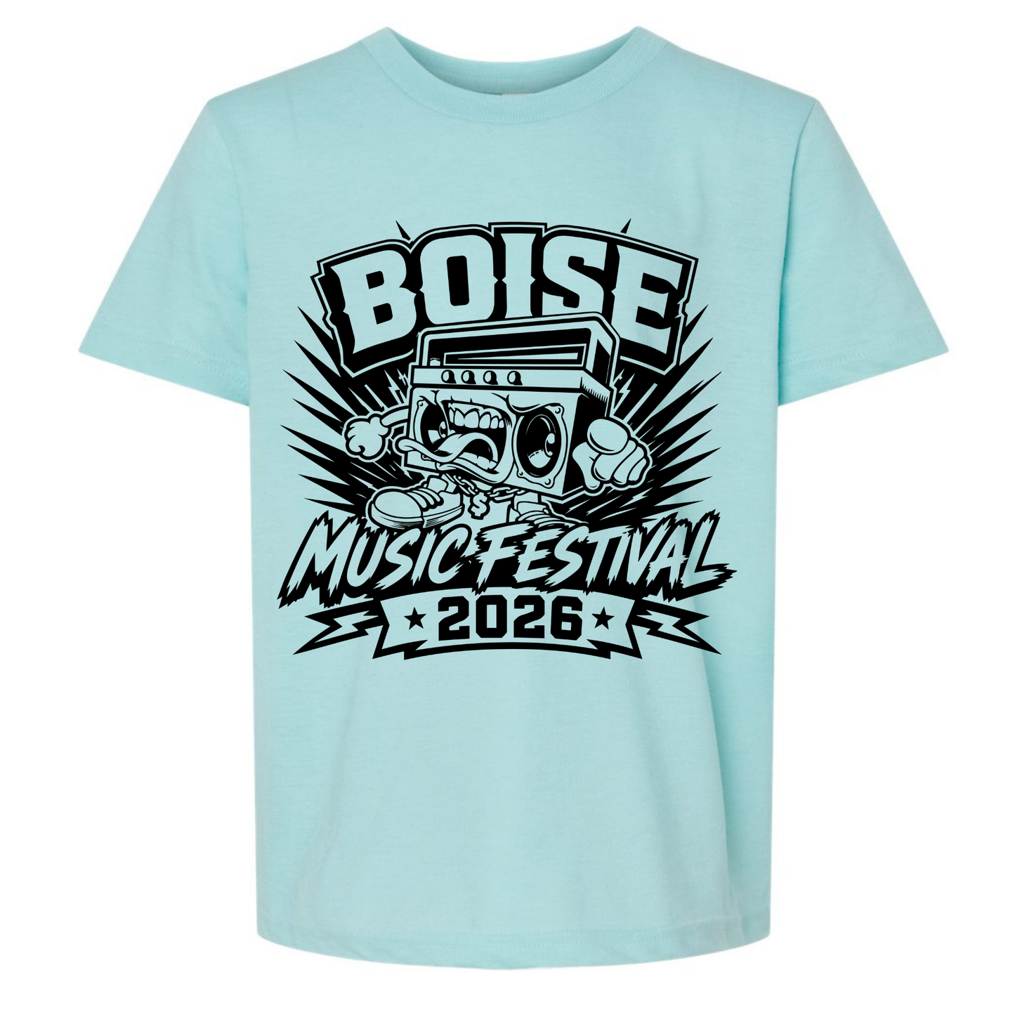 BMF 2026 - YOUTH - Tultex Fine Jersey T-shirt - LIGHT BLUE