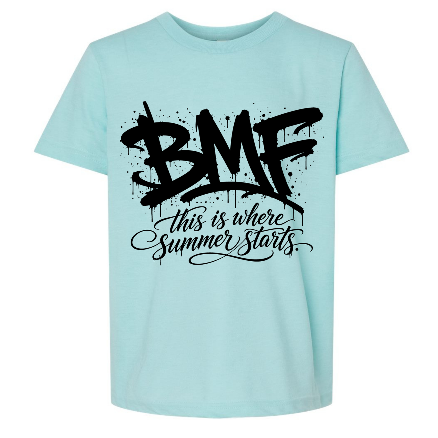 BMF 2026 - YOUTH - Tultex Fine Jersey T-shirt - LIGHT BLUE
