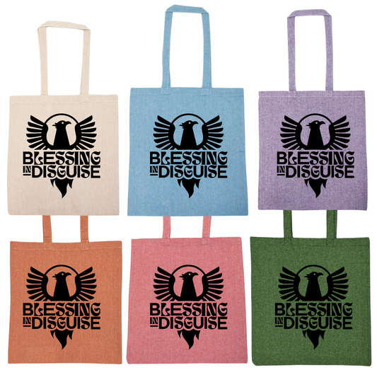 BID 2026 - Liberty Lightweight Recycled Canvas Tote - BLESSING IN DISGUISE LOGO